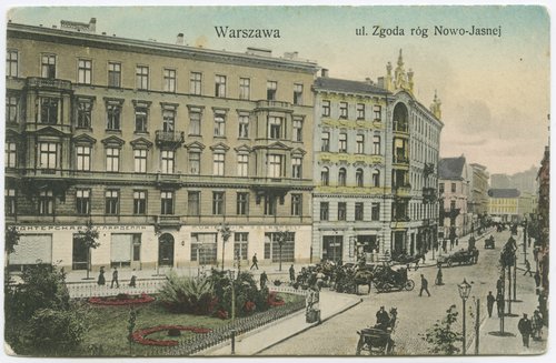 Ulica Zgoda u zbiegu z ulicą Jasną