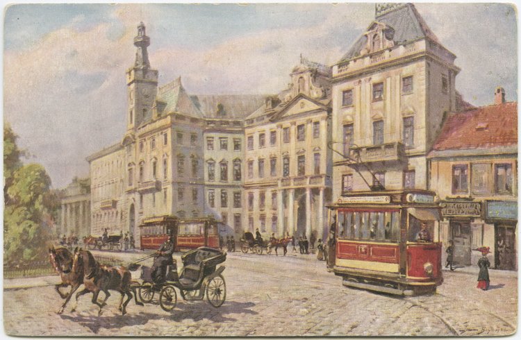 Ratusz przy placu Teatralnym