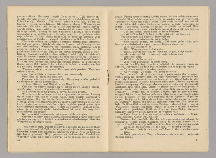 Broszura Aleksandra Kraushara [naprawdę Aleksandra Maliszewskiego] p.t. Warszawa i Warszawka w okresie przedpowstaniowym