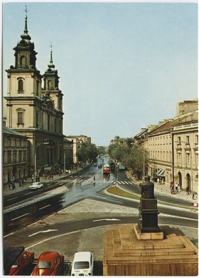 Krakowskie Przedmieście - widok z pałacu Staszica