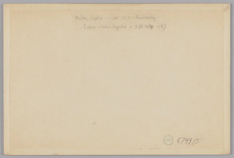 Pawilon handlowy Cepelii, projekt elewacji wschodniej (od ul. Marszałkowskiej)