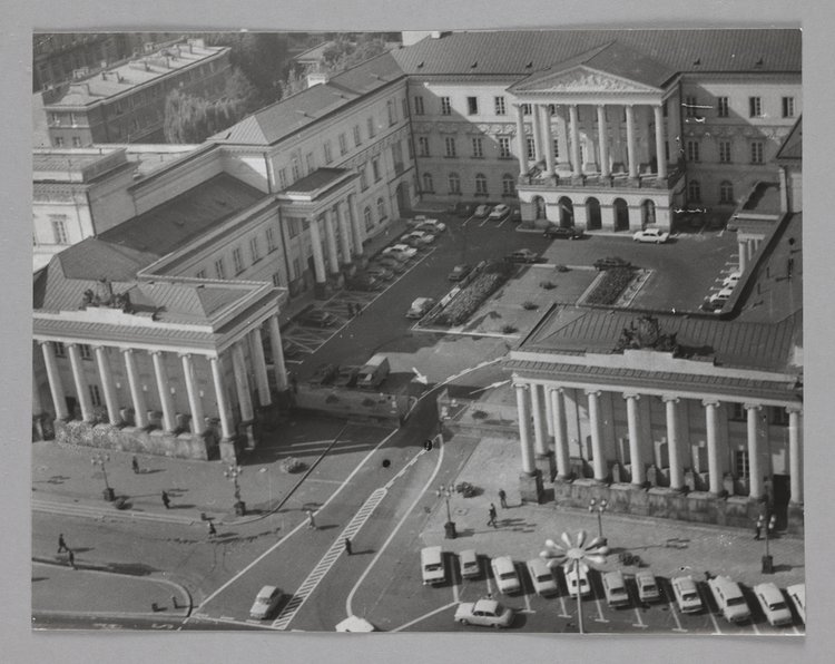 Aerial view of the State Commission of Revenues and Treasury