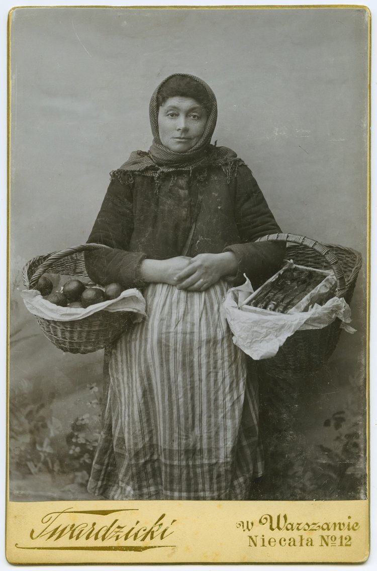 Typy warszawskie - przekupka