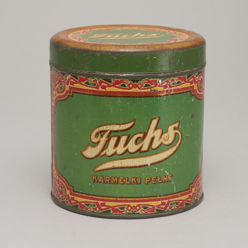 Puszka po karmelkach firmy Fuchs