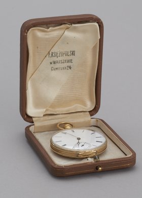 Zegarek kieszonkowy z portretami Jełowickich