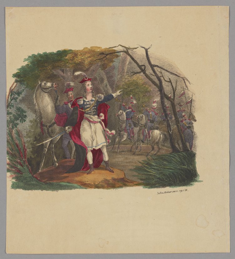 Emilia Plater na czele oddziału