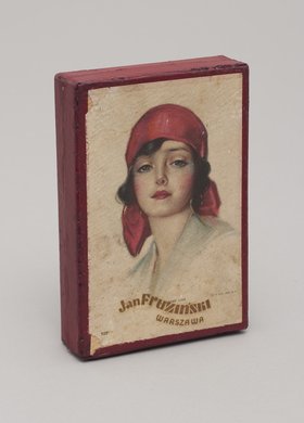 Pudełko po słodyczach firmy Jan Fruziński