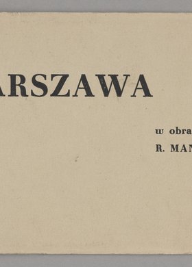 Album pt. "Warszawa w obrazach R. Manna"