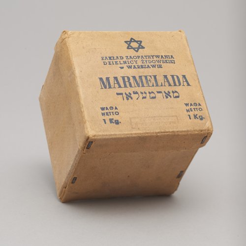 Pudełko po marmeladzie z warszawskiego getta