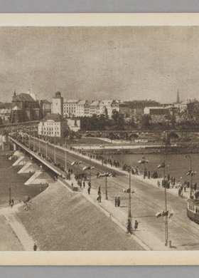 Most Śląsko-Dąbrowski i panorama lewego brzegu