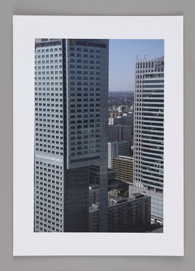 Panorama z Pałacu Kultury i Nauki w kierunku północno-zachodnim