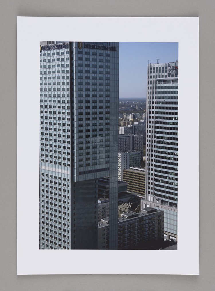 Panorama z Pałacu Kultury i Nauki w kierunku północno-zachodnim