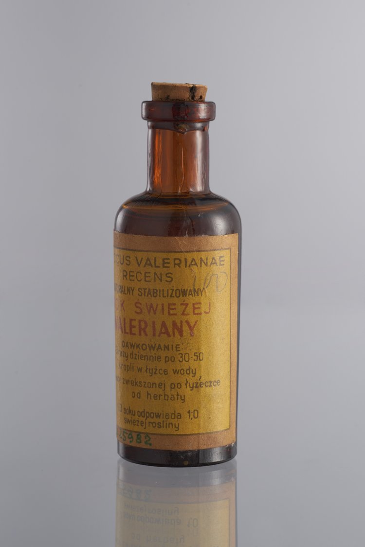 Butelka apteczna z wyciągiem waleriany