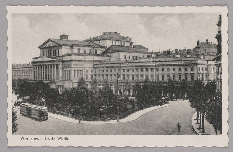 Plac Teatralny z gmachem Teatru Wielkiego