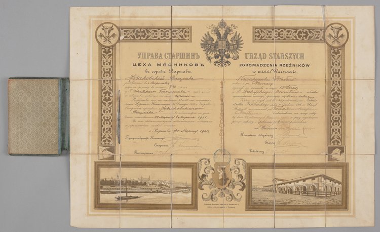 Książka rzemieślnicza Wacława Nowakowskiego