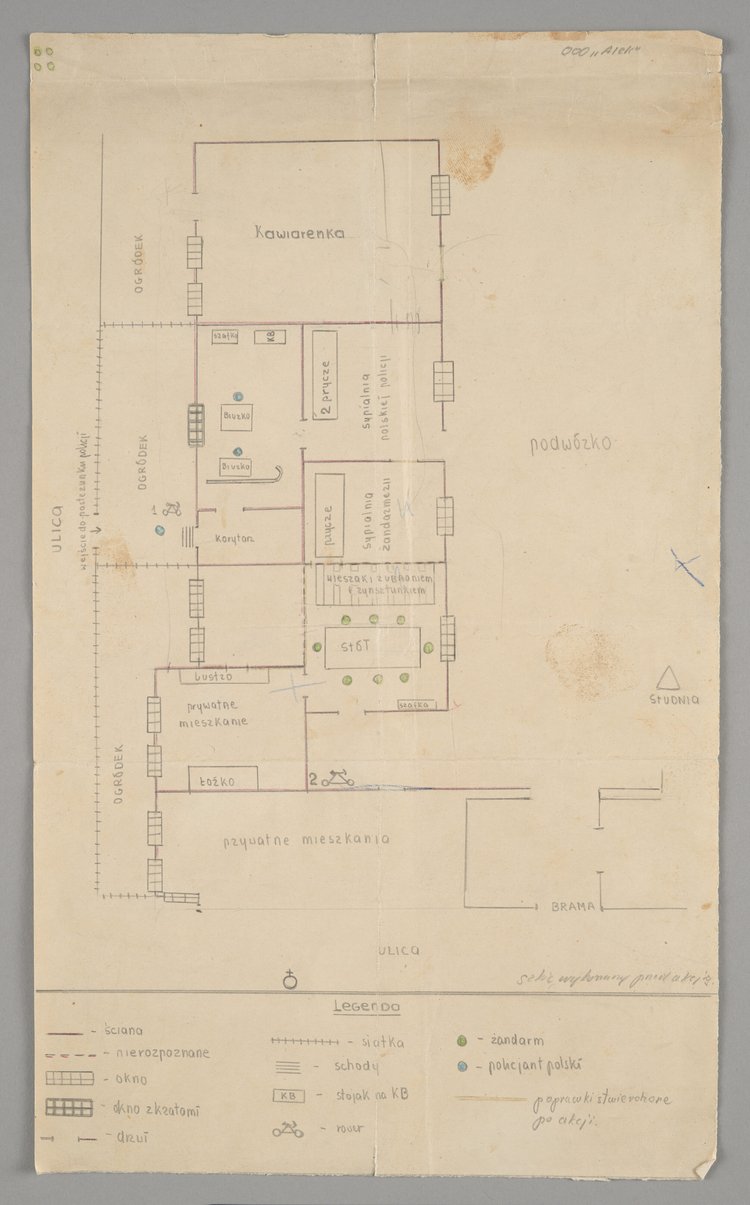 Raport z opisem przebiegu Akcji "W" - Akcji Dywersyjnej "Wilanów" wraz z trzema załącznikami