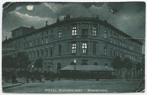 Hotel Europejski nocą