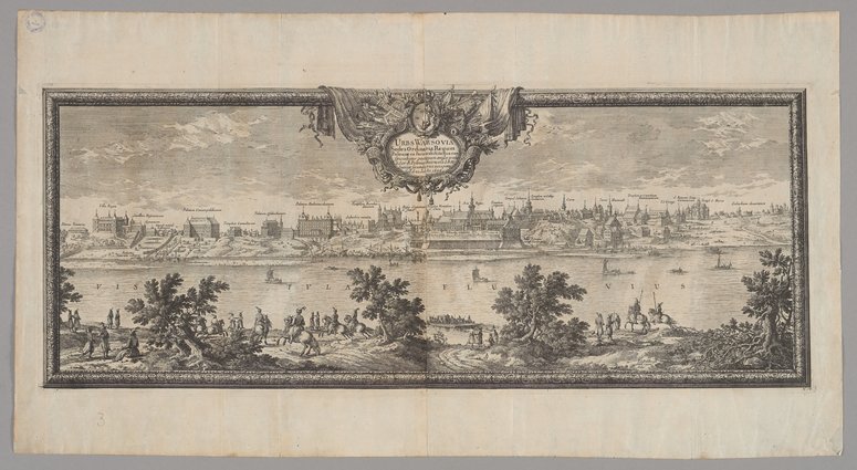 Widok Warszawy z 1656 roku