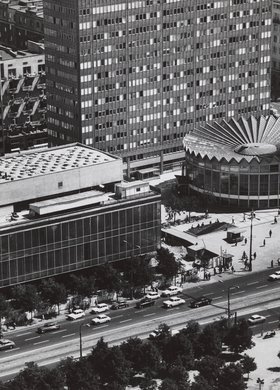 PKO Rotunda from the Palace of Culture and Science