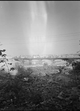 Widok na Wisłę i most Śląsko-Dąbrowski