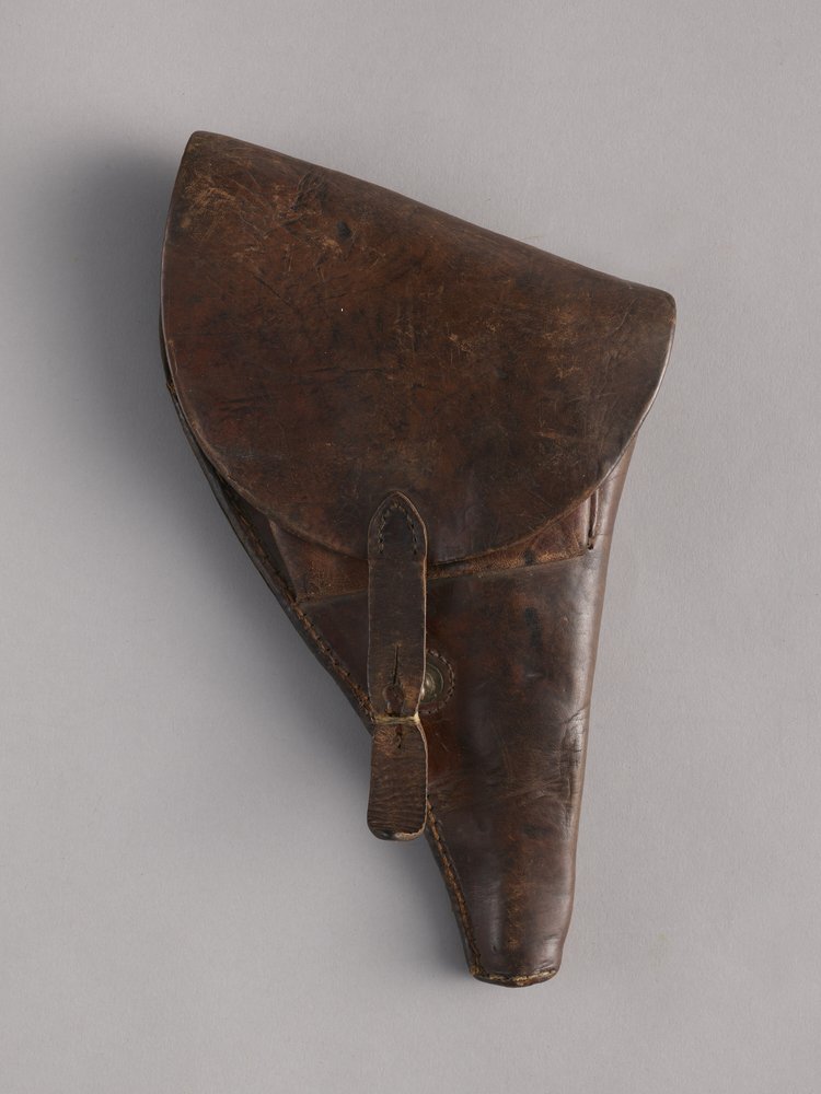 Kabura do pistoletu ze skrytki konspiracyjnej harcmistrza podporucznika Władysława Cieplaka "Giewonta"