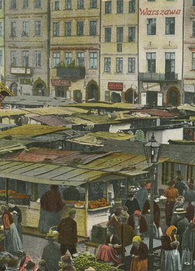 Targowisko na Rynku Starego Miasta