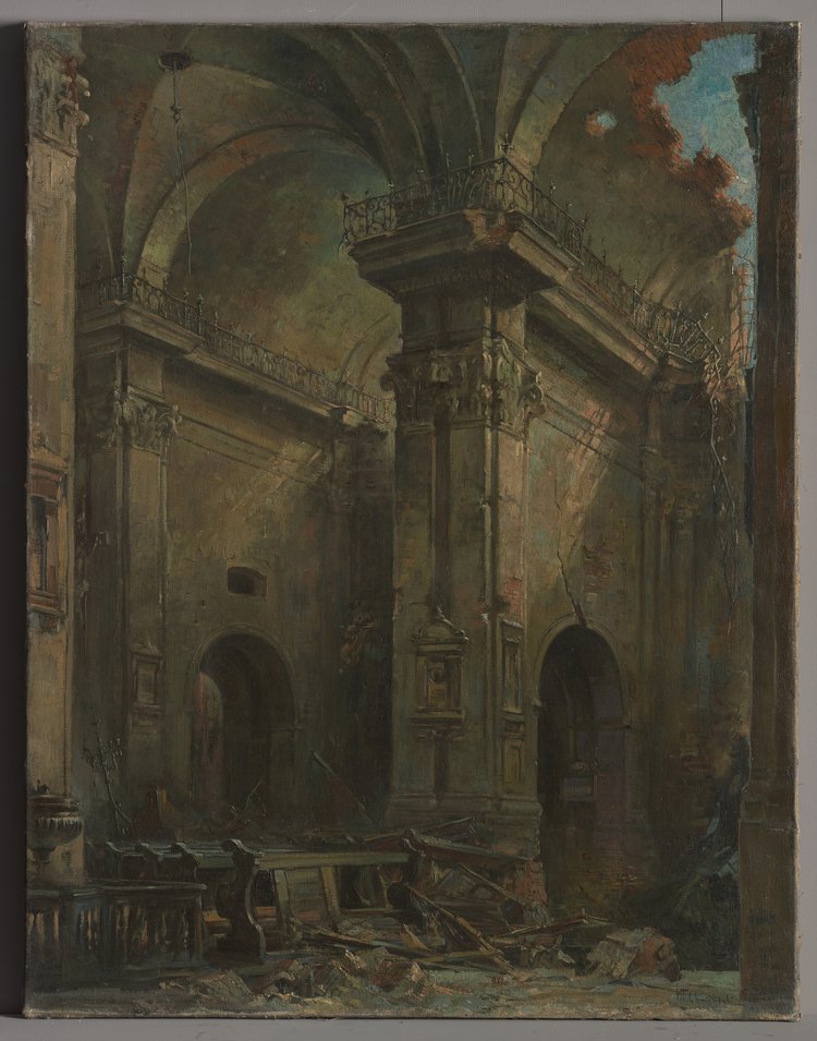 Wnętrze kościoła Św. Krzyża w Warszawie