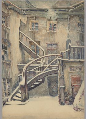 Podwórze kamienicy przy Rynku Starego Miasta