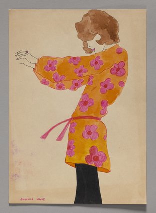 Projekt bluzki w kwiaty