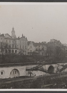 Zamek Królewski, widok z wiaduktu Pancera