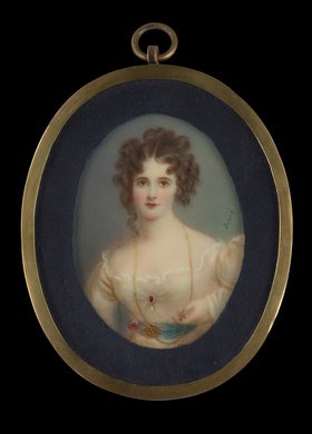 Portret młodej damy (miniatura)