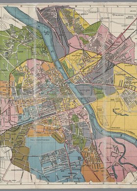 Plan Wielkiej Warszawy, skala ok. 1:36 000