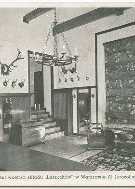 Wnętrze sklepu Zakładów Rolniczo-Przemysłowych Leszczków