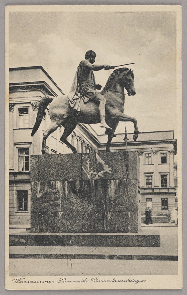 Pomnik księcia Józefa Poniatowskiego na placu Saskim