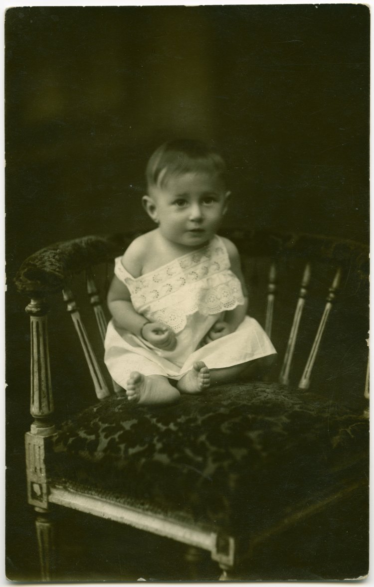 Portret małego dziecka z rodziny Reiffów i Kleinschmidtów