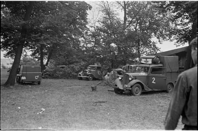 Park samochodowy Zgrupowania AK "Krybar"