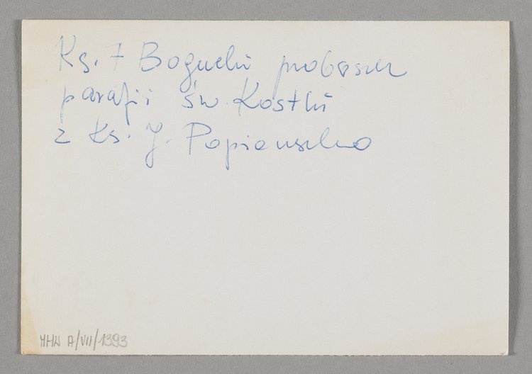 Bł. ks. Jerzy Popiełuszko z ks. pralatem Teofilem Boguckim