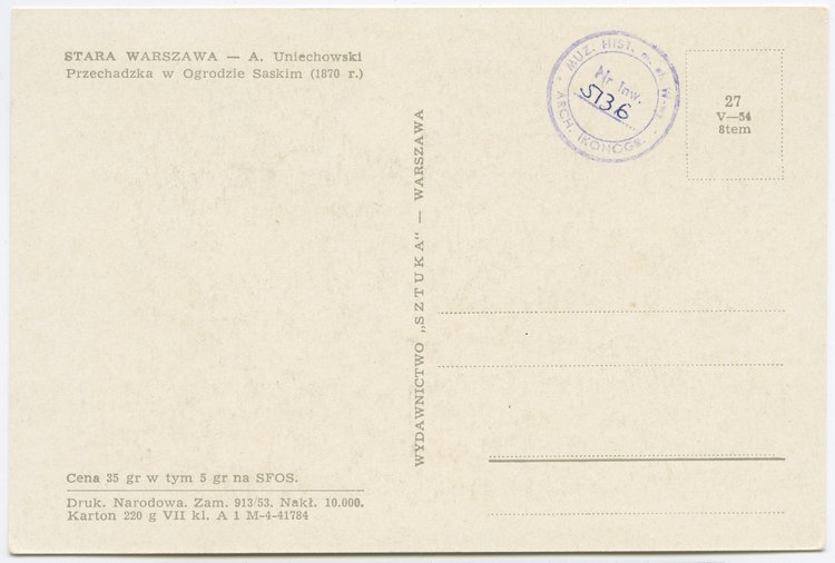 Przechadzka w Ogrodzie Saskim