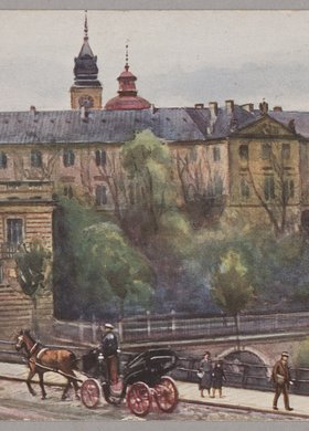 Zamek Królewski od strony Nowego Zjazdu