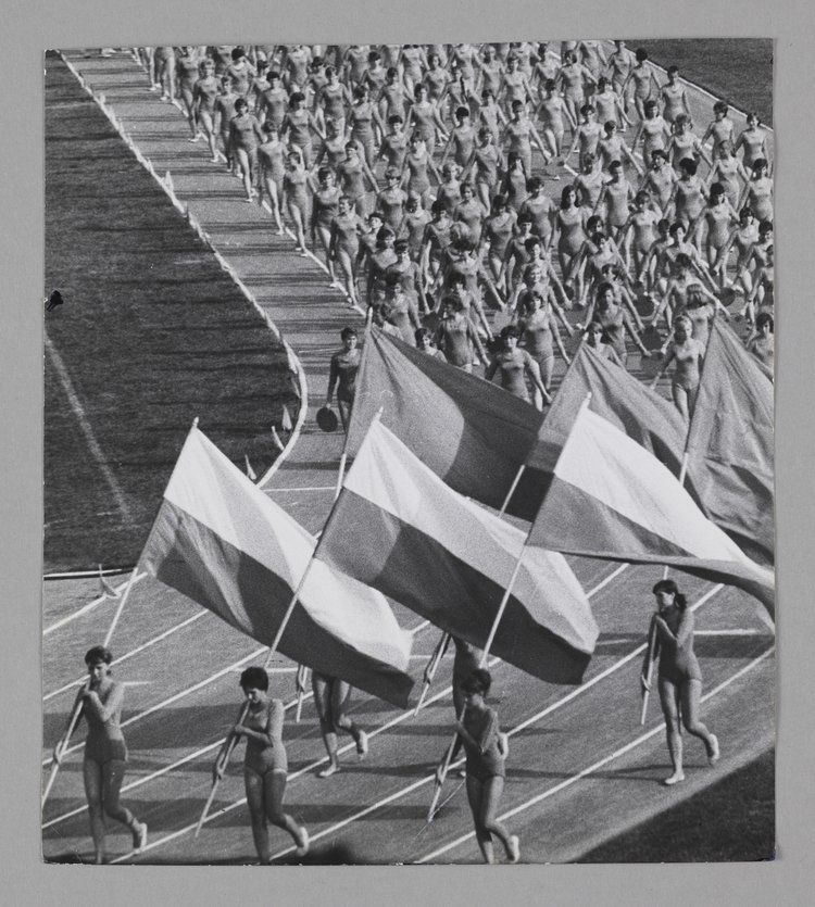 Parade at the 10th Anniversary Stadium