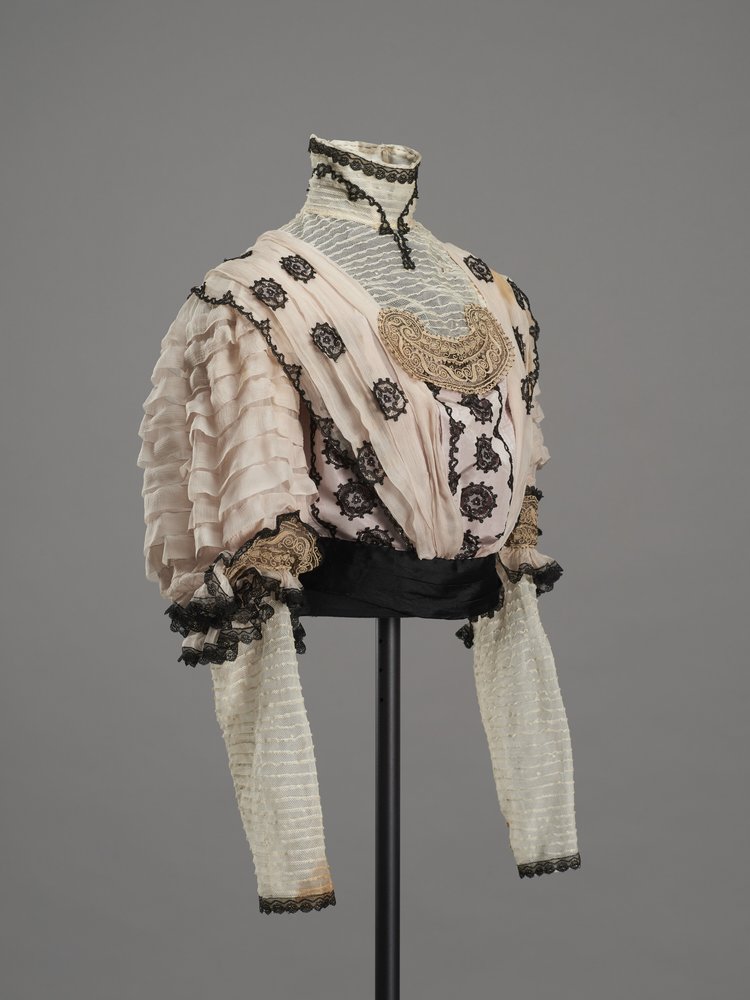 Bluzka wizytowa w kolorze liliowym