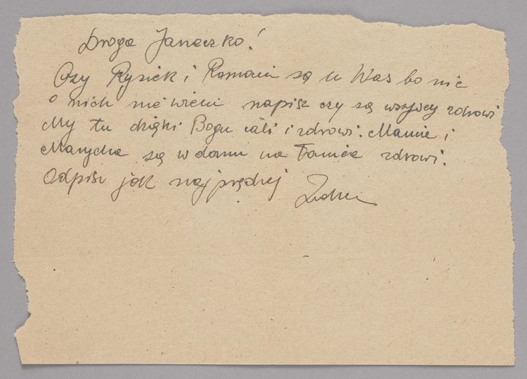 List w kopercie z okresu Powstania Warszawskiego wysłany dzięki Poczcie Harcerskiej Armii Krajowej