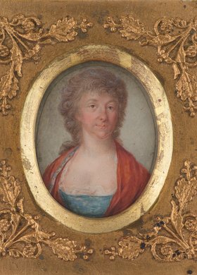 Portret baronowej Gepard von Gebhardt (miniatura)