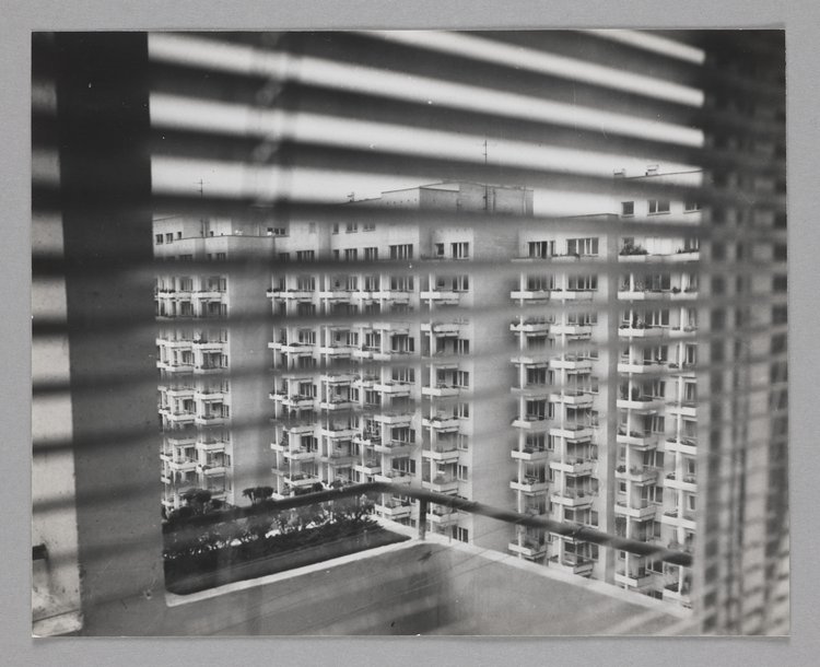 View of the Inflancka housing estate from a window