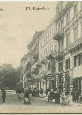 Ulica Pawła Kotzebue (obecnie Aleksandra Fredry)