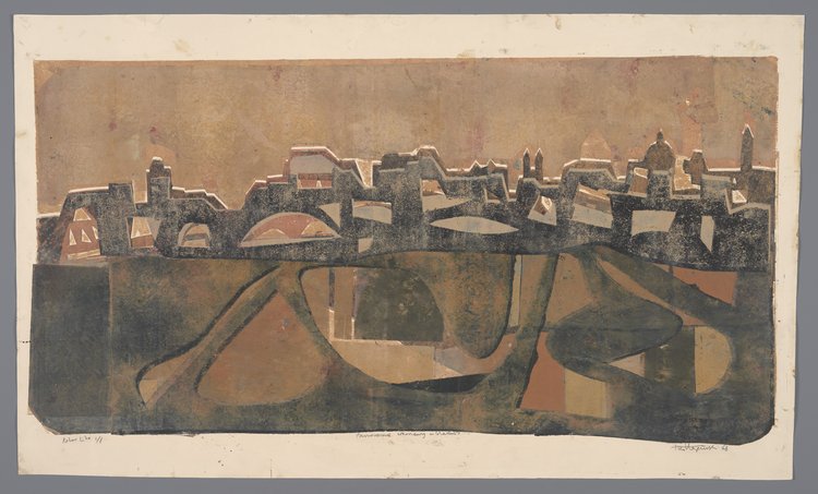 Panorama Warszawy w blasku