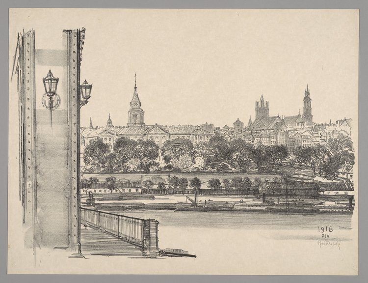 Widok od strony Pragi