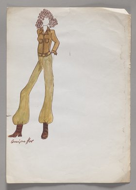 Projekt bluzki i spodni