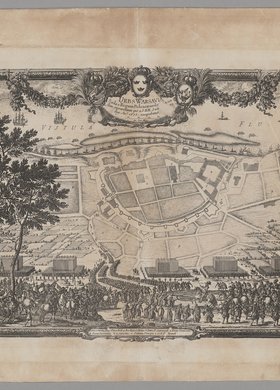 Urbs Warsavia Sedes Regum Poloniae (...) [Miasto Warszawa siedziba Królów Polski (...)], ok. 1:4000