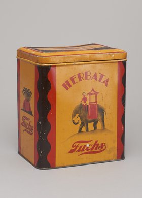 Pudło po herbacie firmy Fuchs
